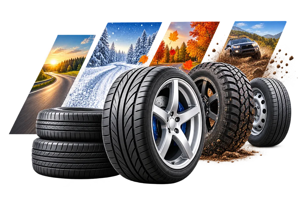 Car, 4x4 and van tyres for every season